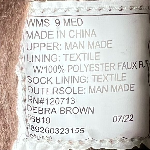 TOTES DEBRA Brown Waterproof Riding Boots - Picture 10 of 11